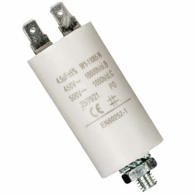 Aanloop / Running- Condensator met AMP Connectors